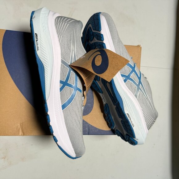 Asics Women's GT 2000 11 Shoes in Piedmont Grey/Reborn Blue Size 8 - Picture 3 of 12